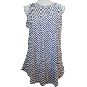 Athleta Breezy Chevron Muscle Tank Top
